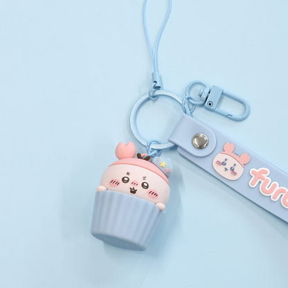 ちいかわ 3Dマスコット付きハンドストラップ（古本屋）