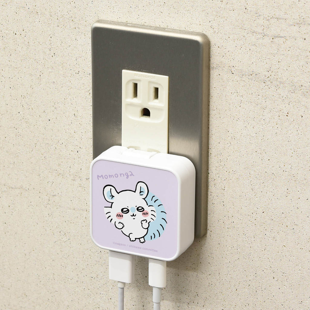 Chiikawa USB/USB Type-C AC适配器（Momonga）