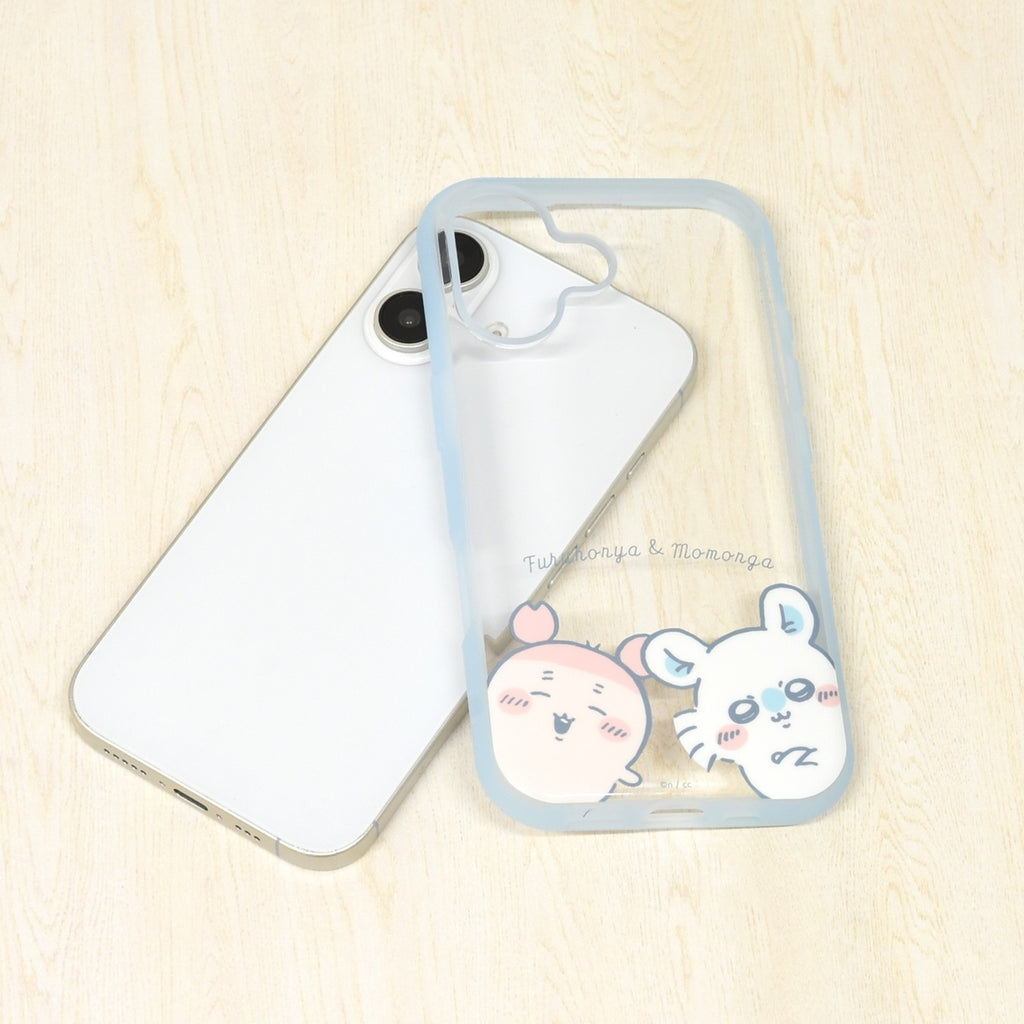 ちいかわ IIIIfit Clear iPhoneケース（モモンガ＆古本屋）