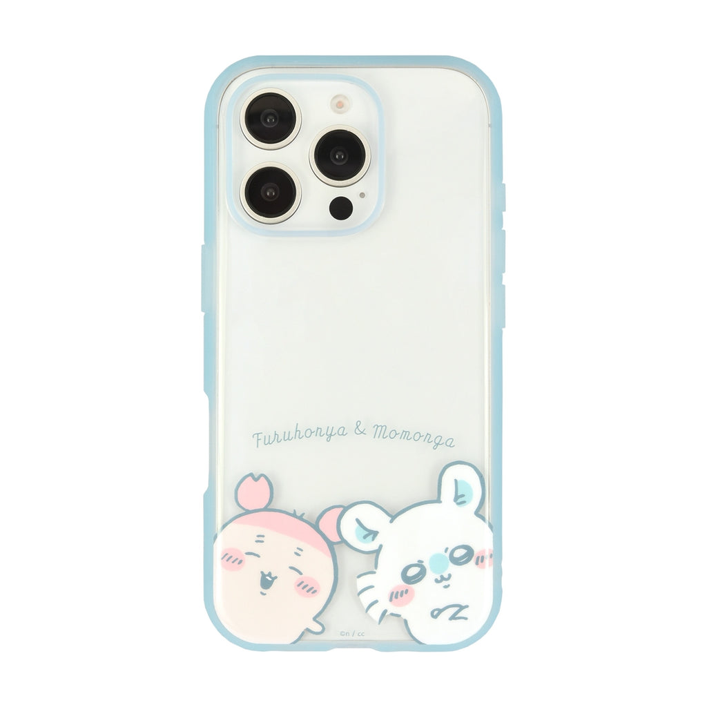 ちいかわ IIIIfit Clear iPhoneケース（モモンガ＆古本屋）