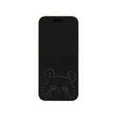 ちいかわ iPhone 16/15/15Pro/14/14Pro/13/13Pro対応 ガラススクリーンプロテクター(モモンガ)