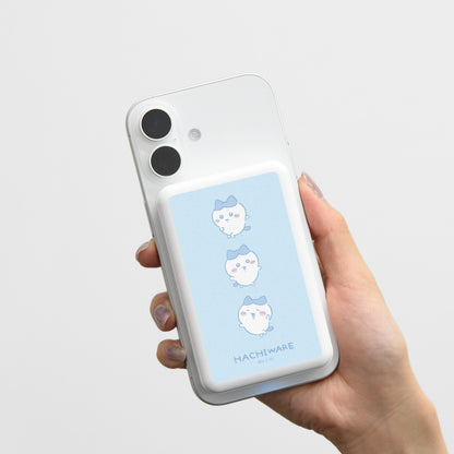 치이카와 MagSafe 호환 무선 리튬 충전기 5000mAh (하치와레)