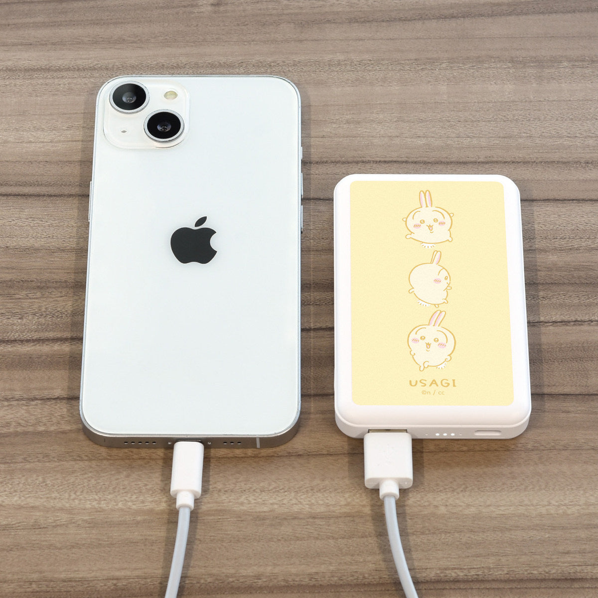 吉伊卡哇 MagSafe適用 無線鋰充電器 5000mAh (兔兔)