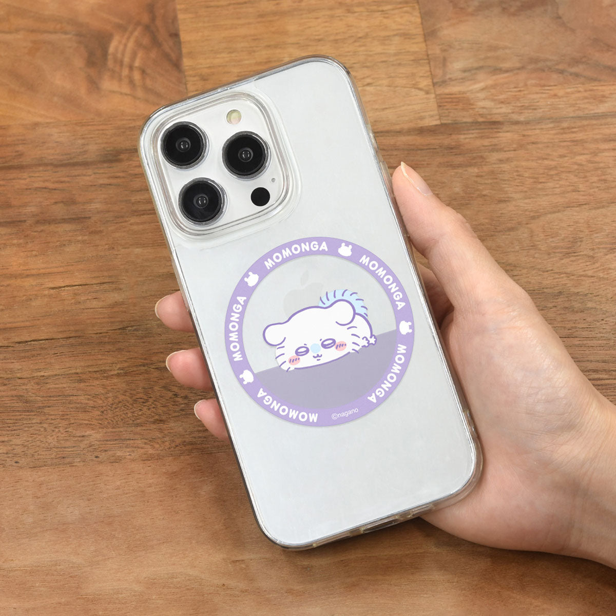 吉伊卡哇 MagSafe兼容金屬手機貼 (小桃鼠)