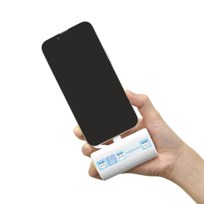 ちいかわ USB Type-Cコネクタ付き リチウムイオン充電器 4000mAh（ハチワレ）