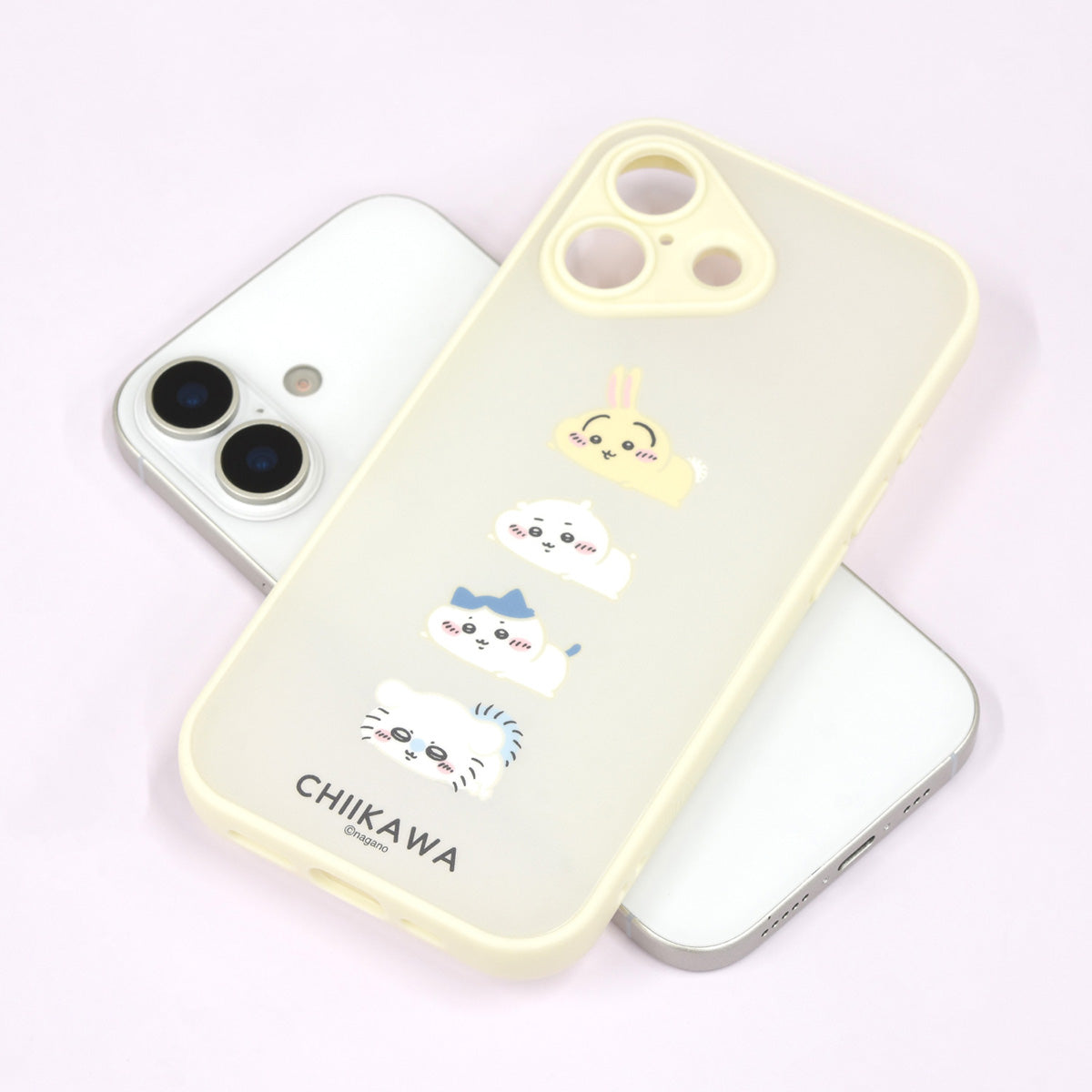 치이카와 IIIIfit Plump Frame iPhone 17 호환 케이스 (집합)