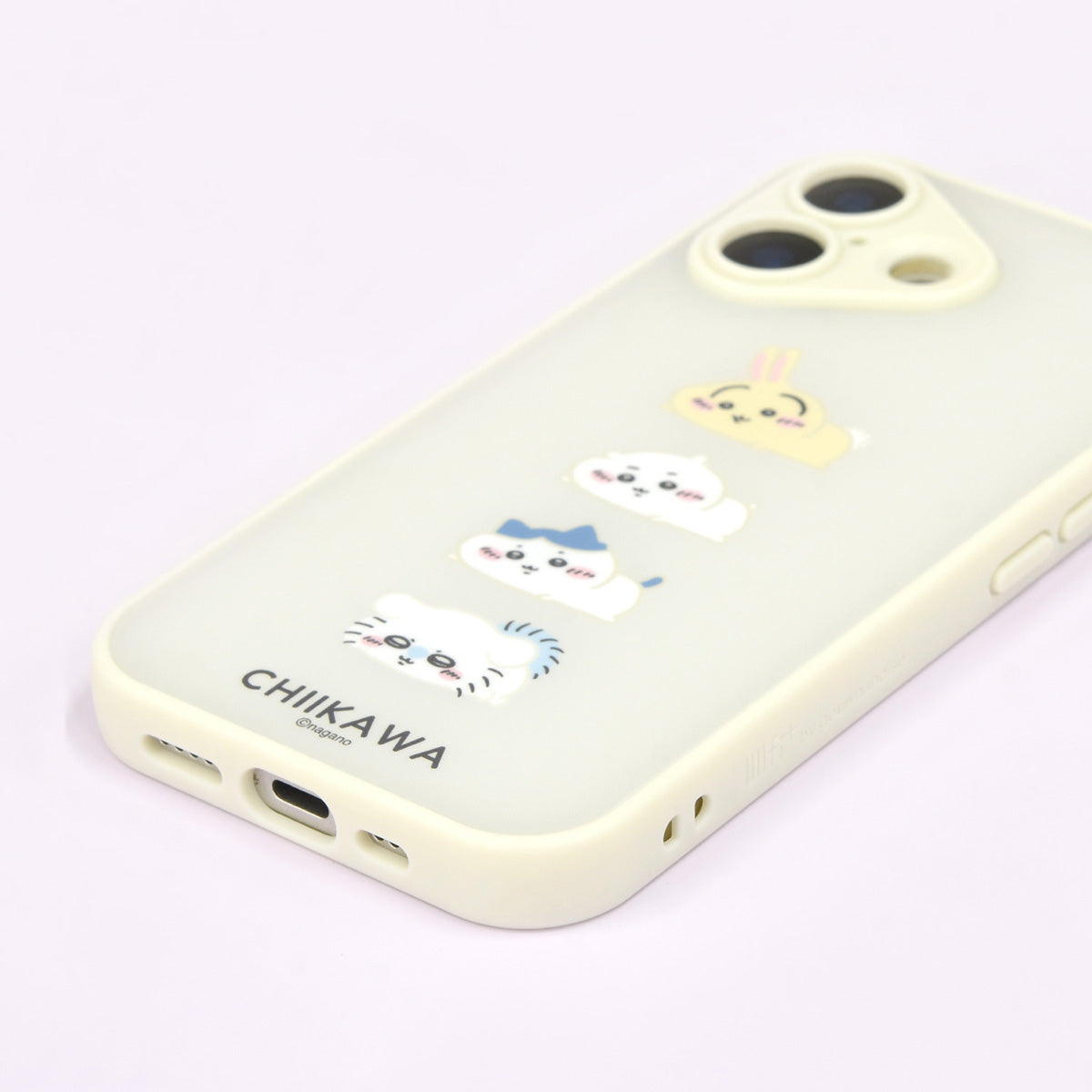 치이카와 IIIIfit Plump Frame iPhone 17 호환 케이스 (집합)