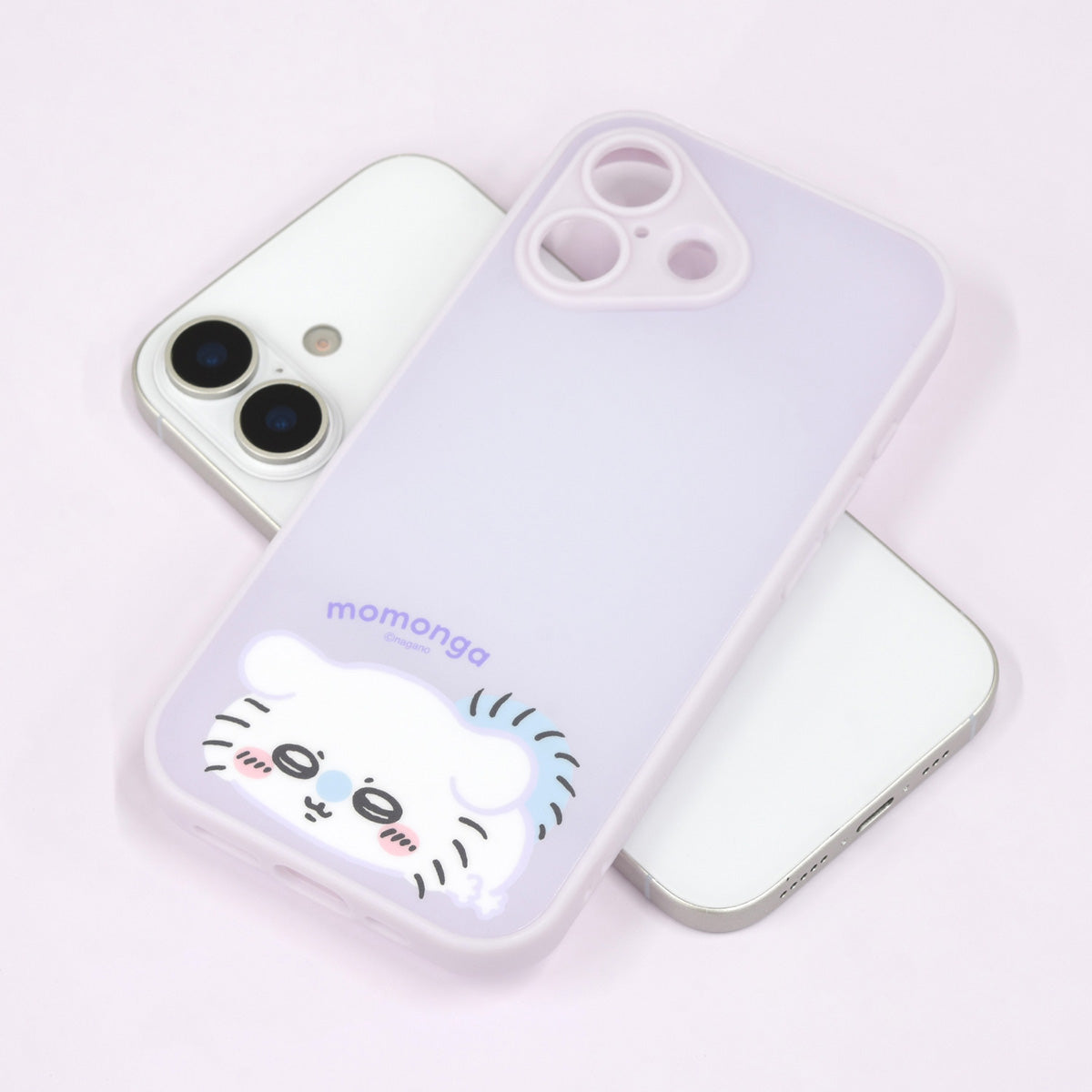 치이카와 IIIIfit Plump Frame iPhone 17 호환 케이스 (모몽가)