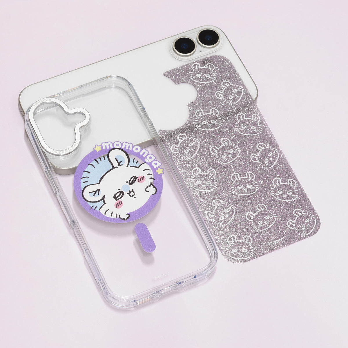 치이카와 카메라 프레임 iPhone 17 MagSafe 호환 케이스 (모몽가)