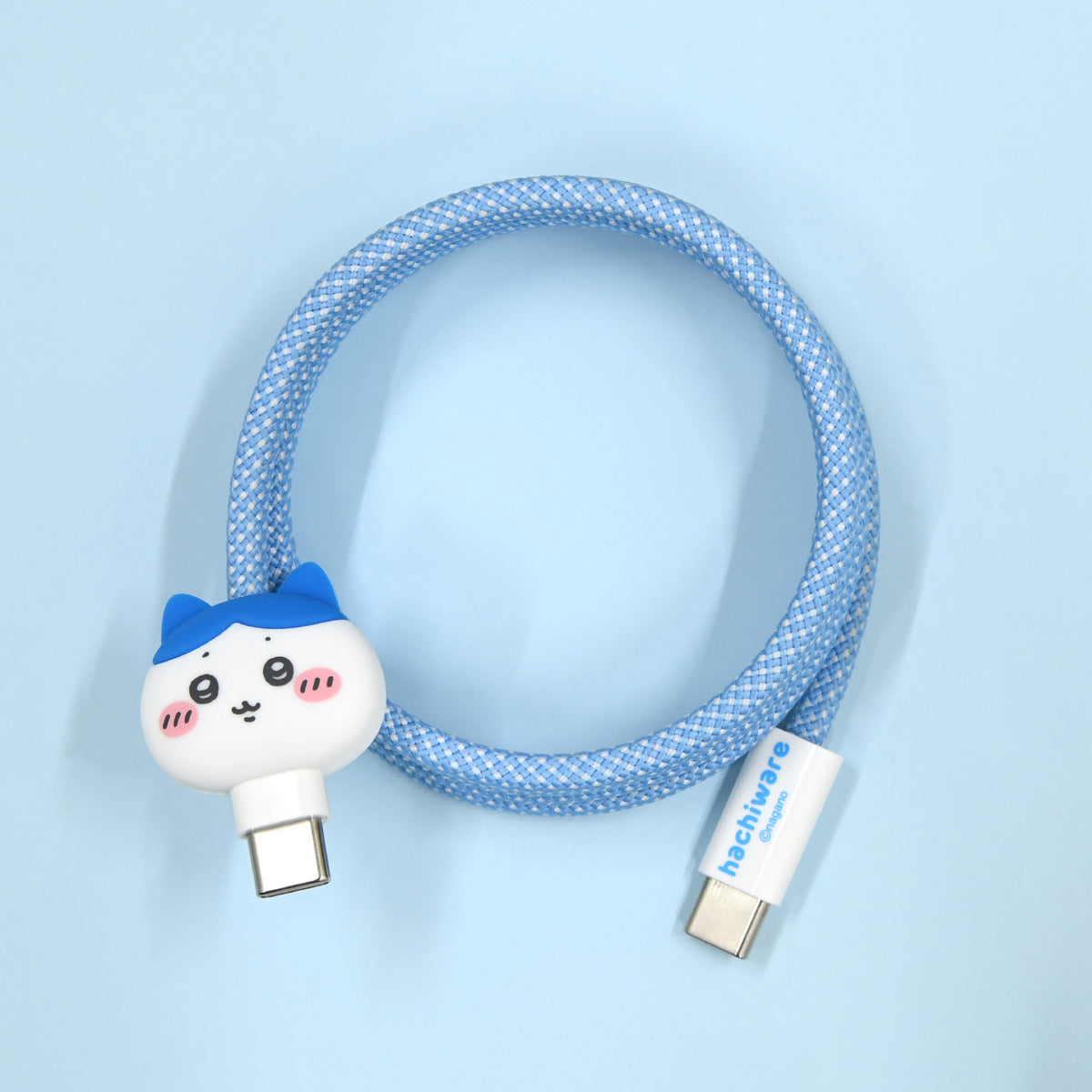 ちいかわ PD60W対応 USB2.0 Type-C マスコットマグネットケーブル（ハチワレ）