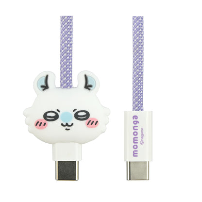 ちいかわ PD60W対応 USB2.0 Type-C マスコットマグネットケーブル（モモンガ）