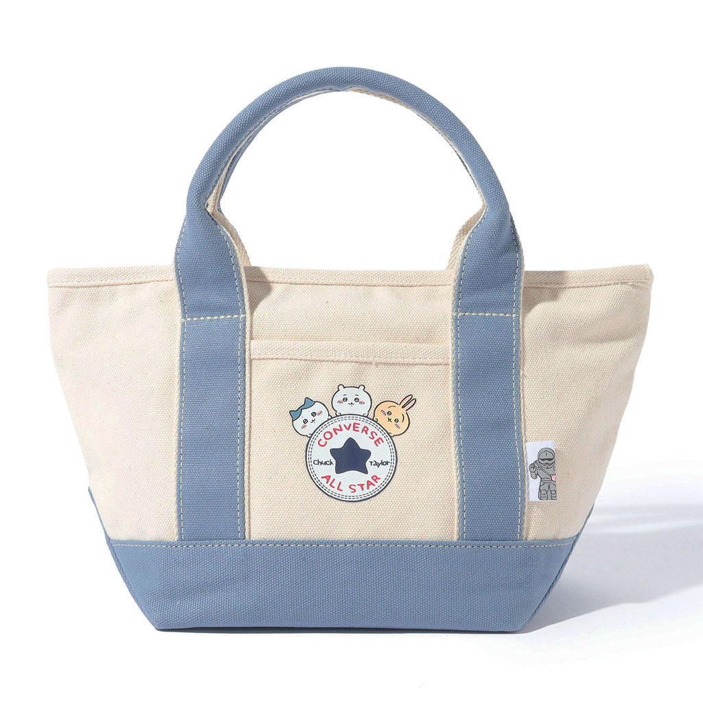 Chikawa x Converse Canvas Tote Bag S (Blue Gray)