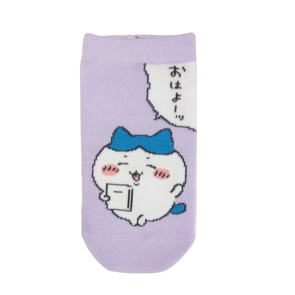 Chiikawa Sneakers Length Socks (Hachiware Oyoshi) For Kids