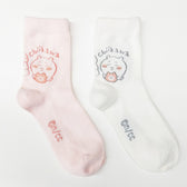 Chiikawa Room Socks（Chiikawa Off White / Pink）2女士