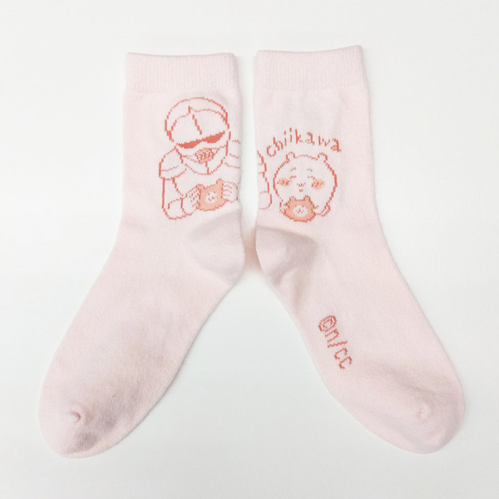 Chiikawa Room Socks（Chiikawa Off White / Pink）2女士