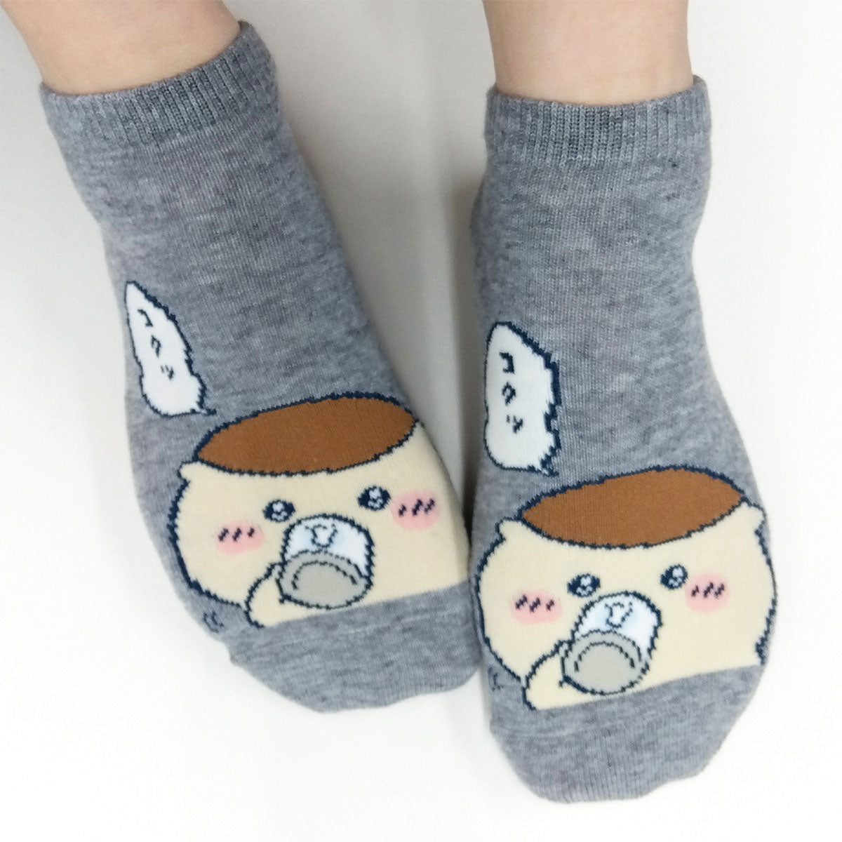 치이카와 스니커즈 양말 (쿠리만쥬 꿀꺽) (여성용)