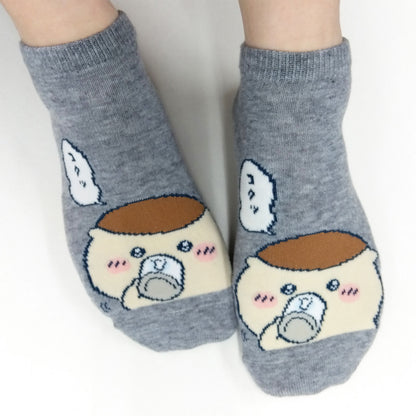 치이카와 스니커즈 양말 (쿠리만쥬 꿀꺽) (여성용)