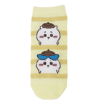 치이카와 메쉬 스니커즈 양말 (치이카와 하치와레 도토리) 여성용