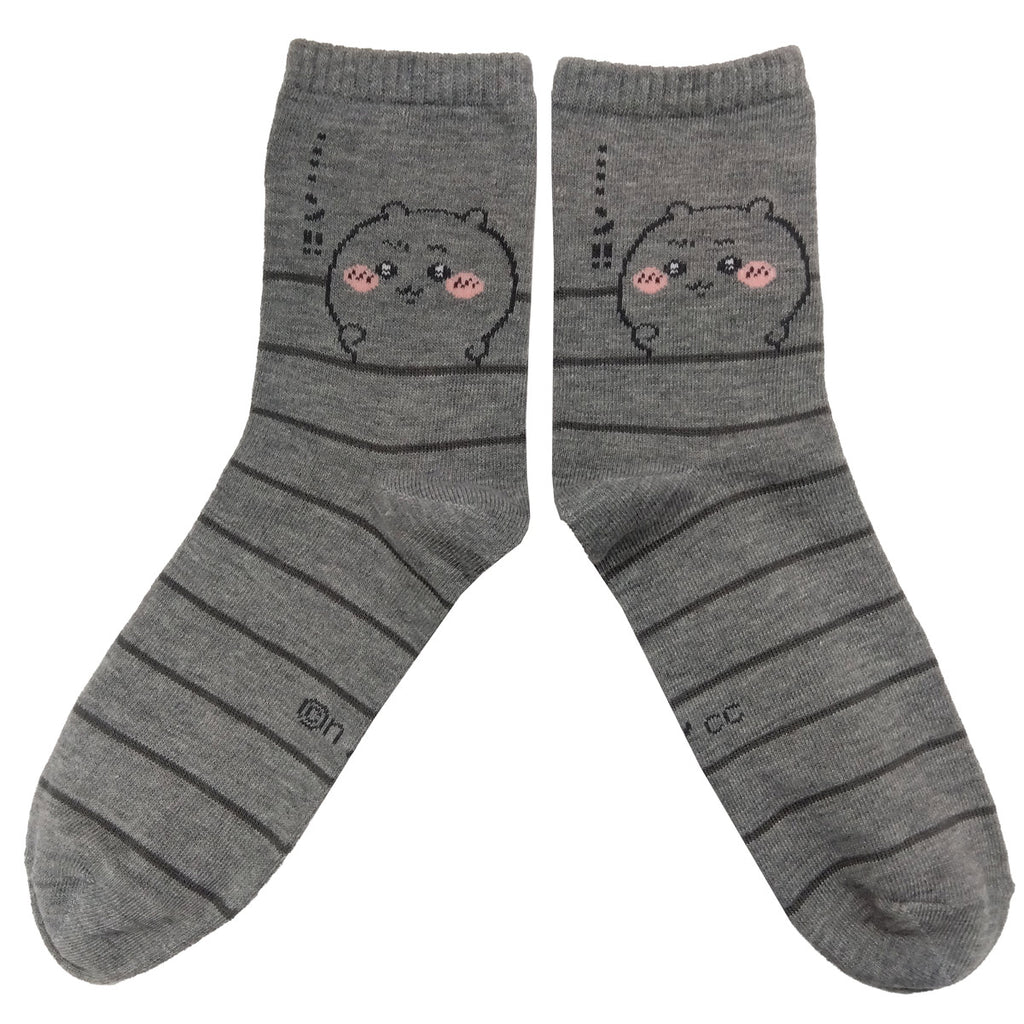 Chikawa Crew Socks (Chikawa Judgment Gray) For Men's