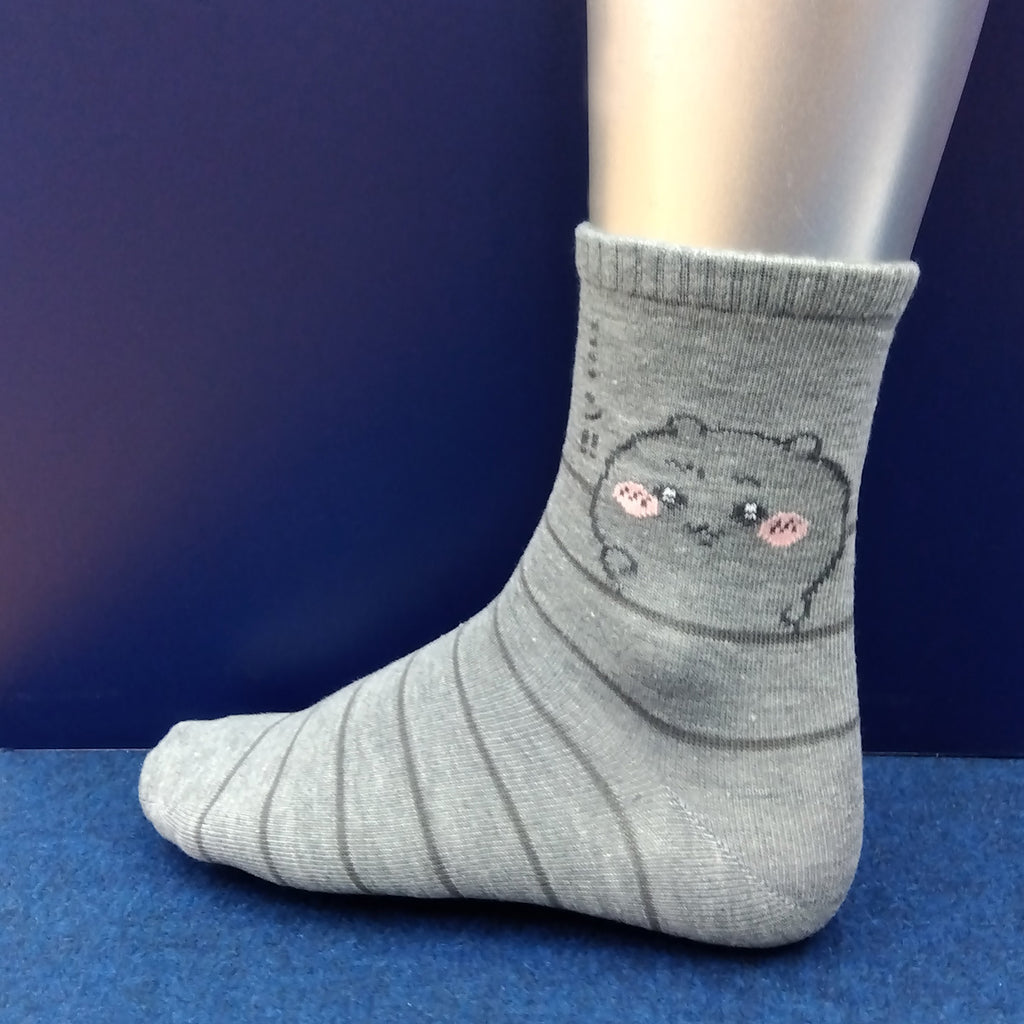 Chikawa Crew Socks (Chikawa Judgment Gray) For Men's