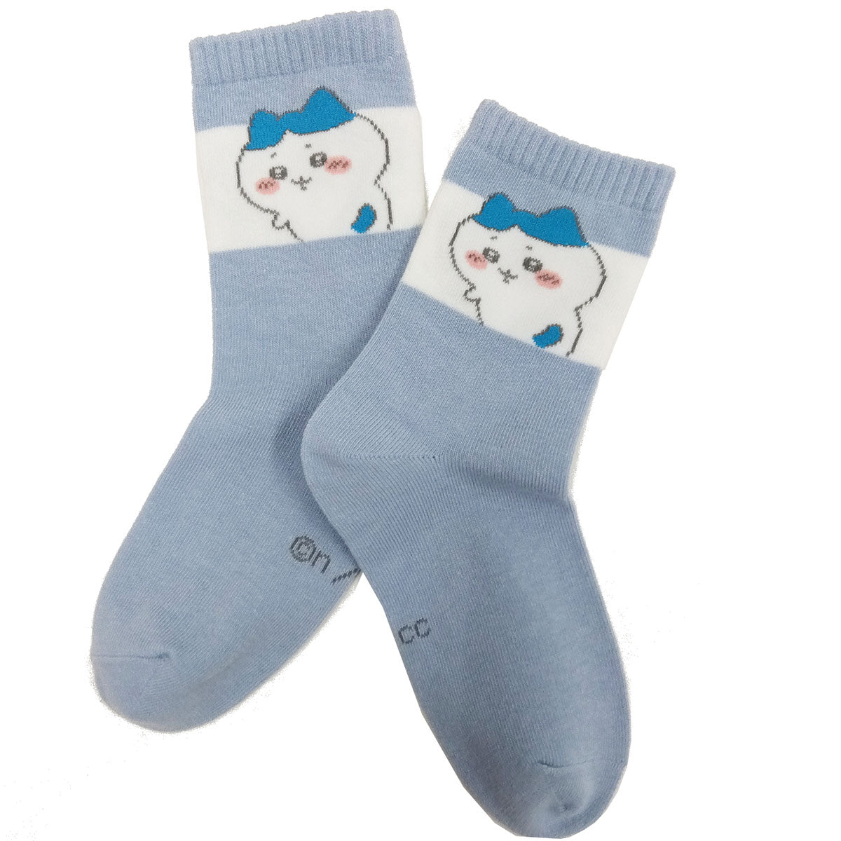 치이카와 크루 양말 (하치와레 돌아본 모습, 색스 블루)