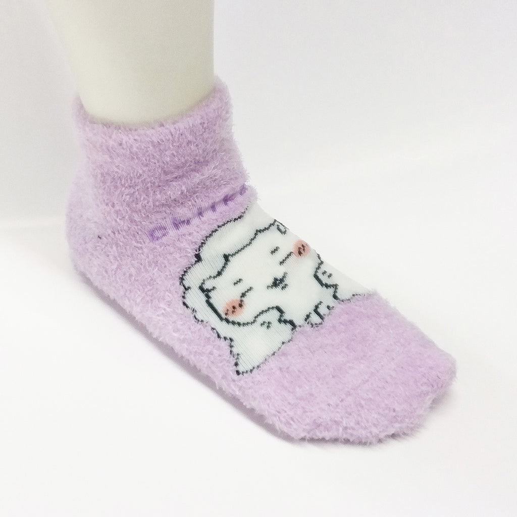 Chikawamoko Sneakers Length Socks (Pursuing Purple Purple) Kids