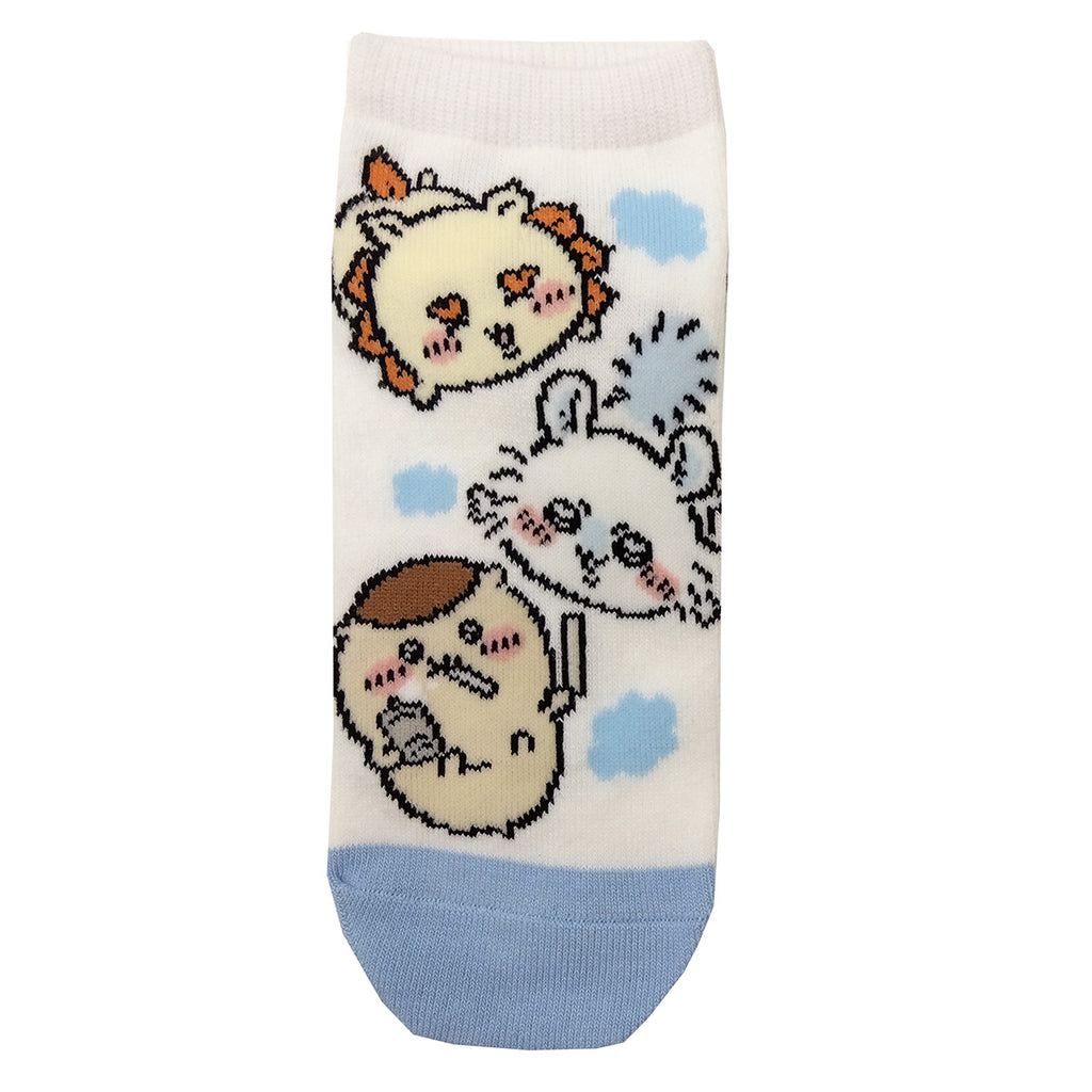 Chiikawa Sneakers Length Socks (Sub Sky) For Ladies