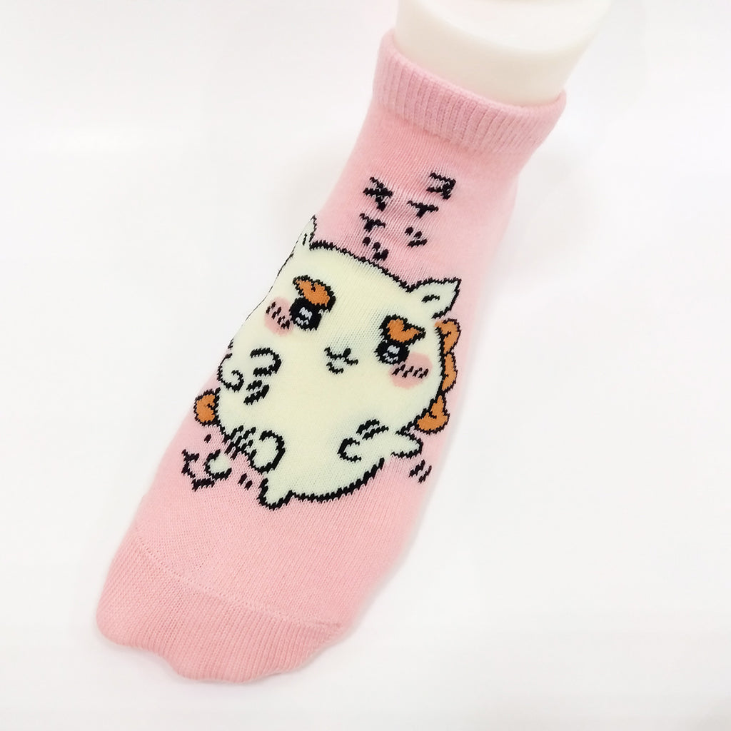 Chiikawa Sneaker Length Socks (Shisa Resurrection) For Ladies