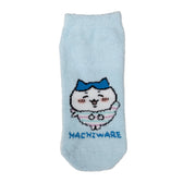 Chikawa Fuwamoko Sneakers Length Socks (Hachiware Saxophone) For ladies