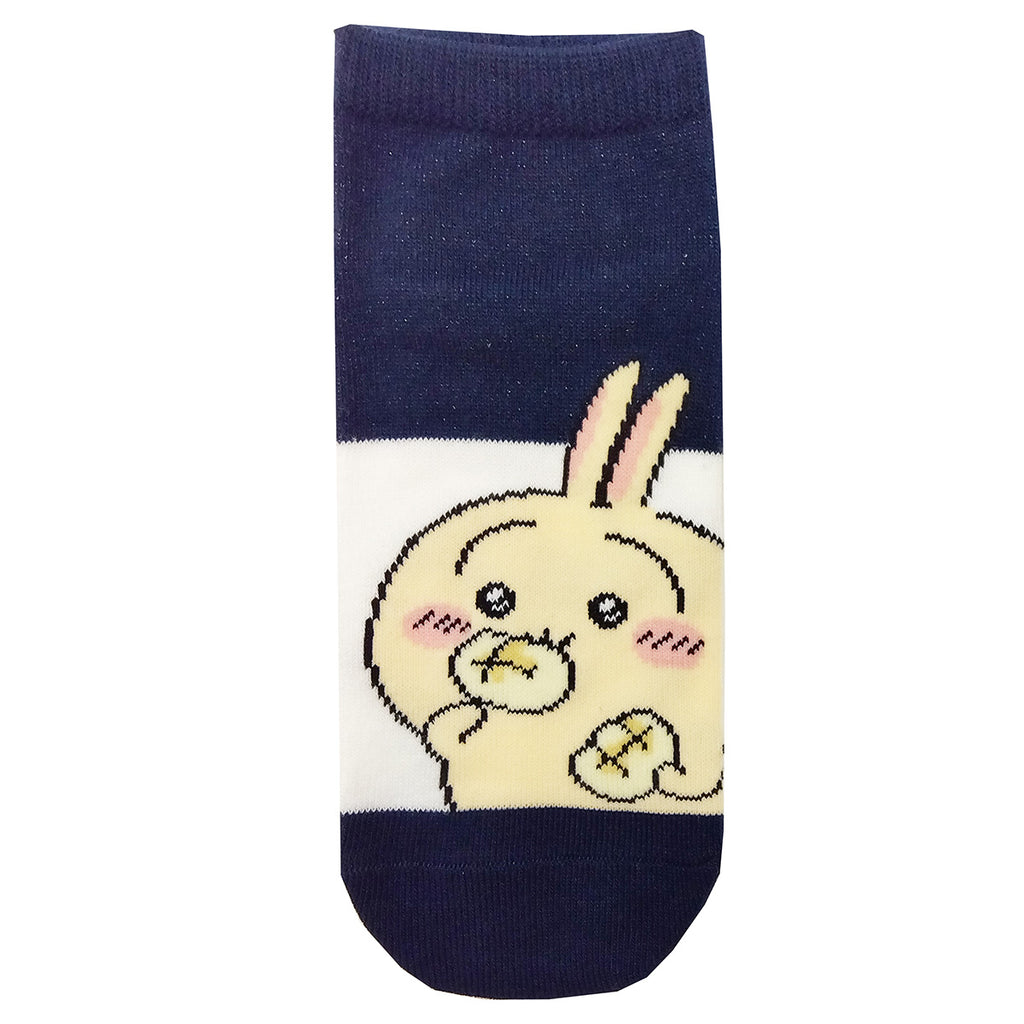 Chiikawa Sneakers Length Socks (Rabbit Char Soo) For Ladies