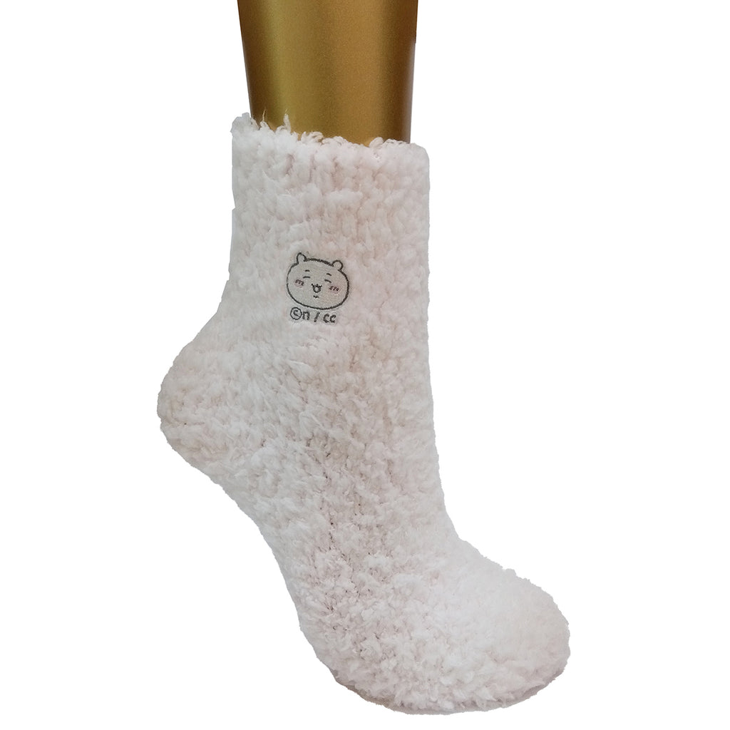 Chikawamoko Crew Socks (Chiikawa Pink) For Ladies