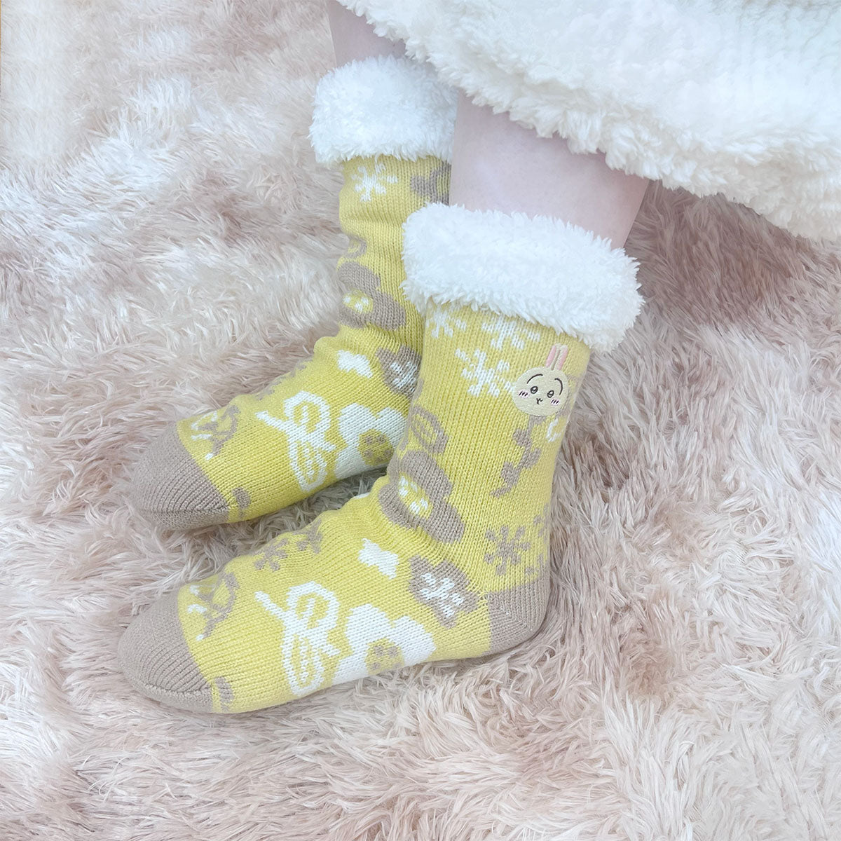 吉伊卡哇 软绵绵家居袜 (乌萨奇)