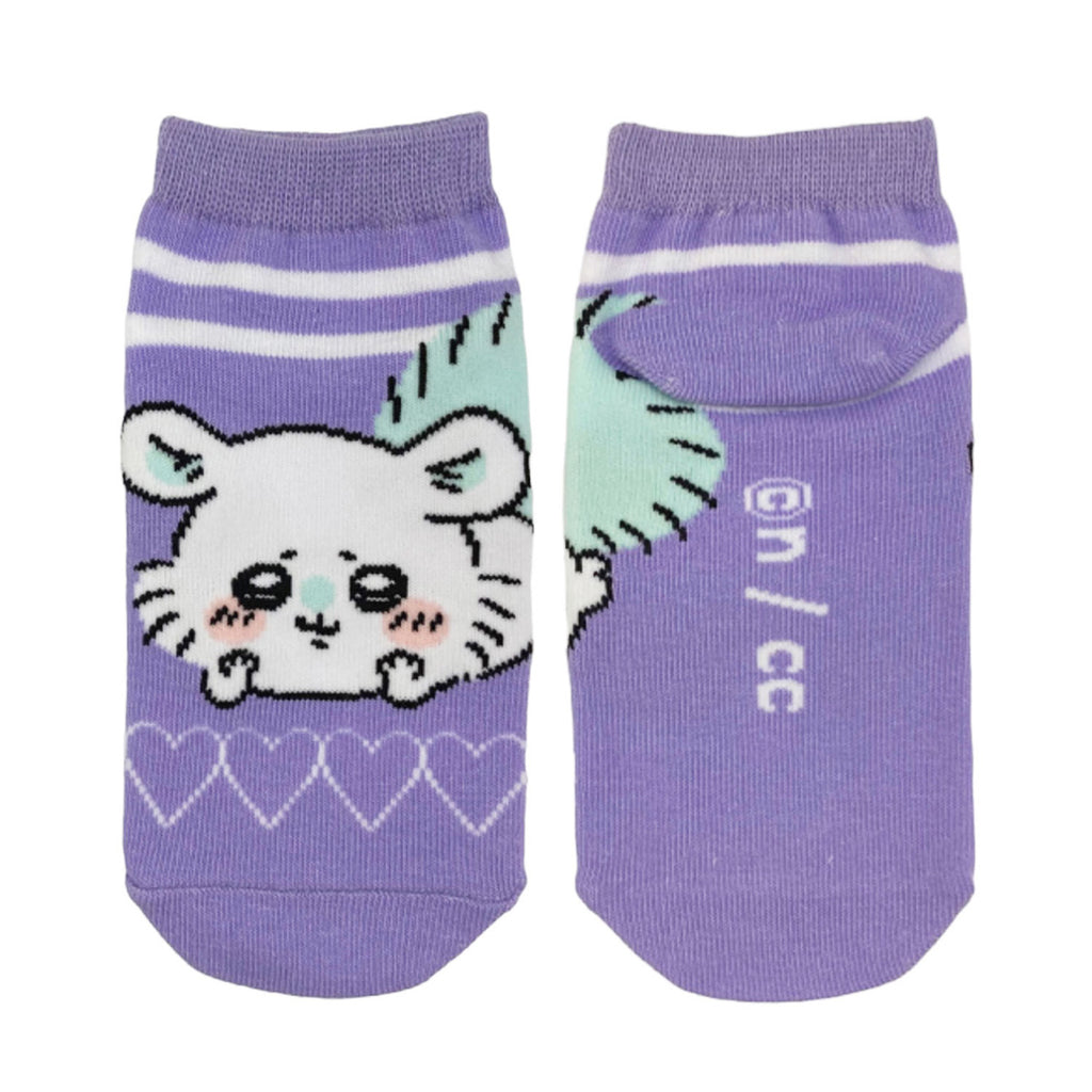 Chiikawa Socks (Momonga Heart) for juniors