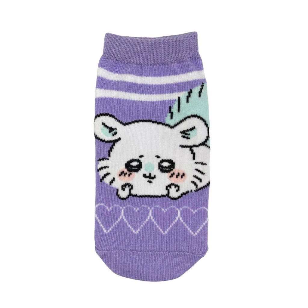 Chiikawa Socks (Momonga Heart) for juniors