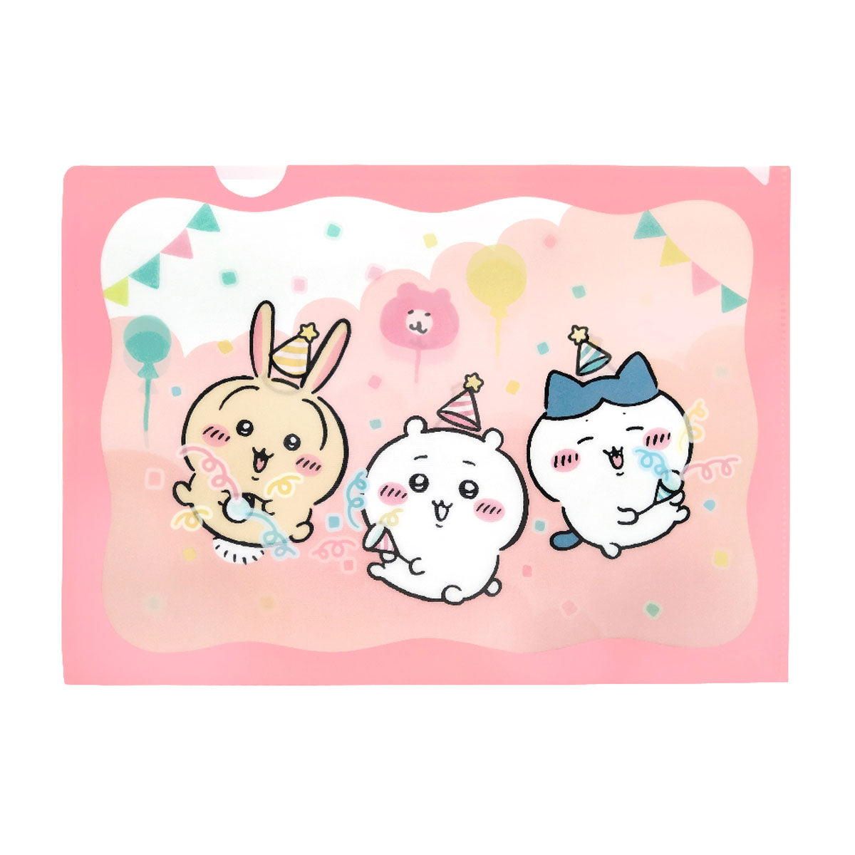 ちいかわ レンチキュラーシングルクリアファイル（おめでとう） | ちい