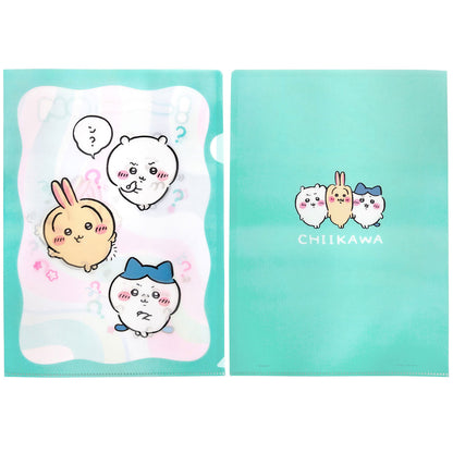 ちいかわ レンチキュラーシングルクリアファイル（NO！）