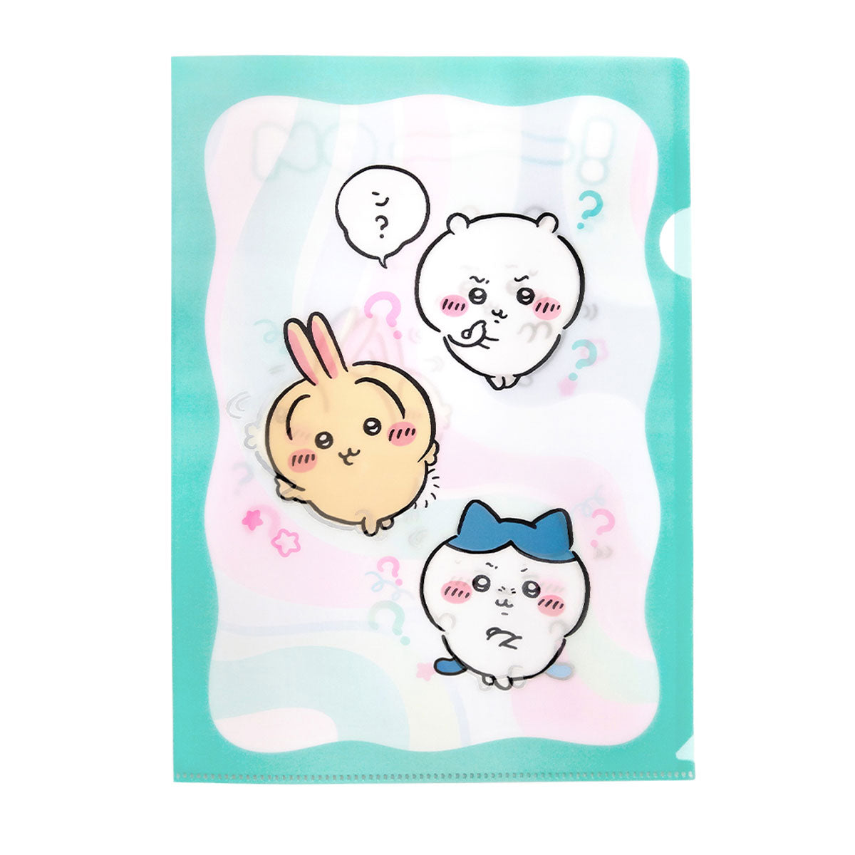 ちいかわ レンチキュラーシングルクリアファイル（NO！）