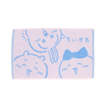 吉伊卡哇 迷你毛巾地墊 (吉伊卡哇粉紅色)