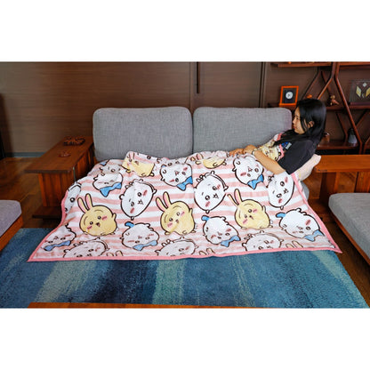 Chiikawa Anime "Chiikawa" Striped Blanket