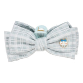 치이카와 리본 집게핀 (체크 - 가르마)