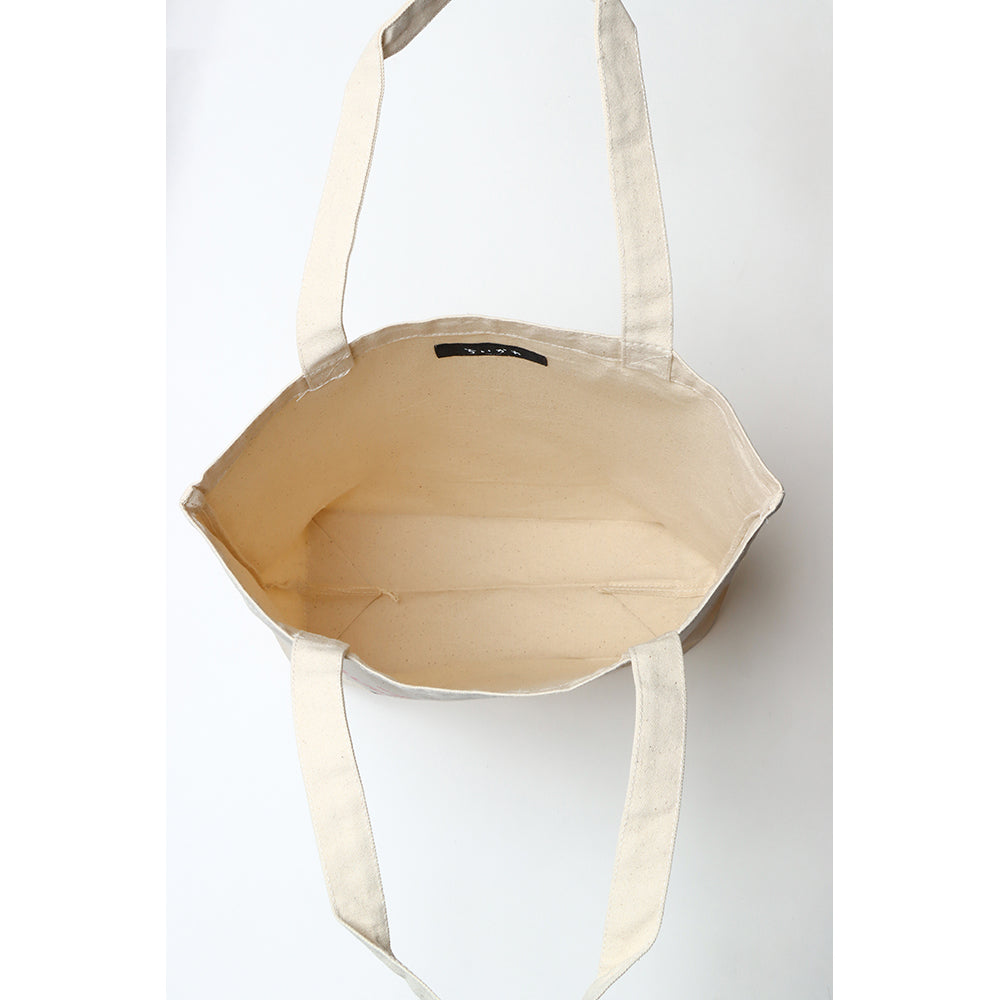 ちいかわ お出かけ楽しみ！な トートバッグ ちいかわと傘 ナチュラル