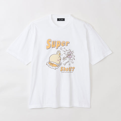 ちいかわ 超まじかるちいかわ ビッグTシャツ Super Shot！？ ホワイト