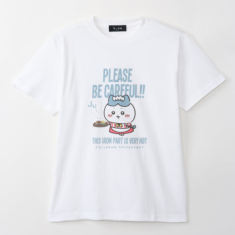 ちいかわ ちいかわレストラン Tシャツ ハチワレ ホワイト