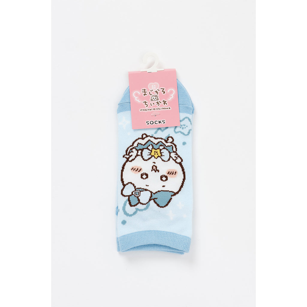 Chikawa Makari Kakawa Sneakers Length Socks (Hachiware)