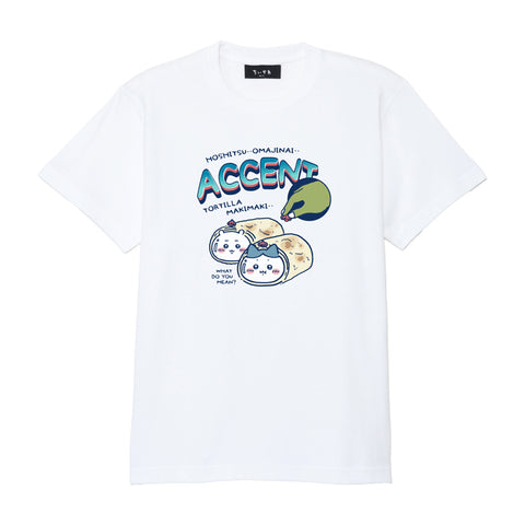 ちいかわ ちいかわレストラン Tシャツ ACCENT ホワイト | ちいかわマーケット