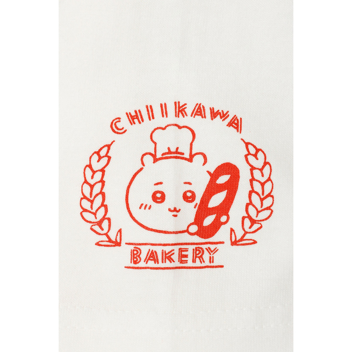 ちいかわ ちいかわベーカリー Tシャツ サンドなトリオ バニラホワイト
