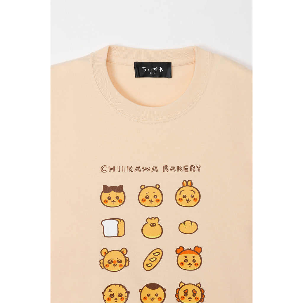 ちいかわ ちいかわベーカリー Tシャツ CHIIKAWA BAKERY ナチュラル