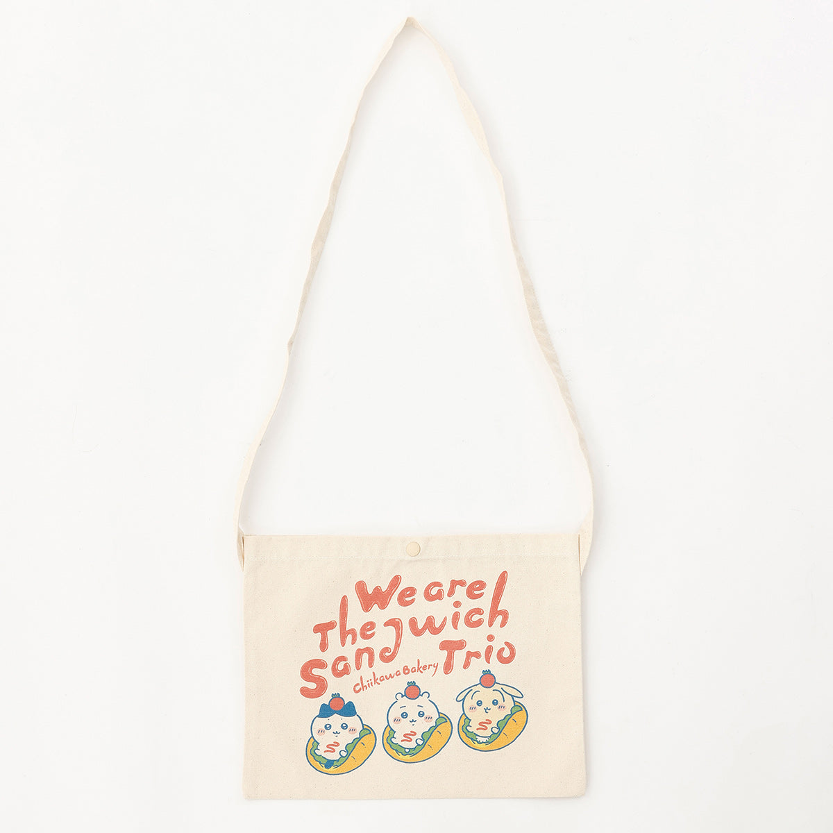 ちいかわ ちいかわベーカリー サコッシュ サンドなトリオ ナチュラル