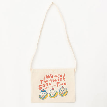 ちいかわ ちいかわベーカリー サコッシュ サンドなトリオ ナチュラル