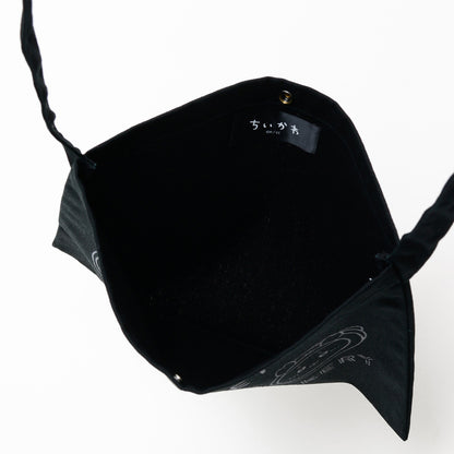 ちいかわ ちいかわベーカリー サコッシュ コロネなトリオ ブラック